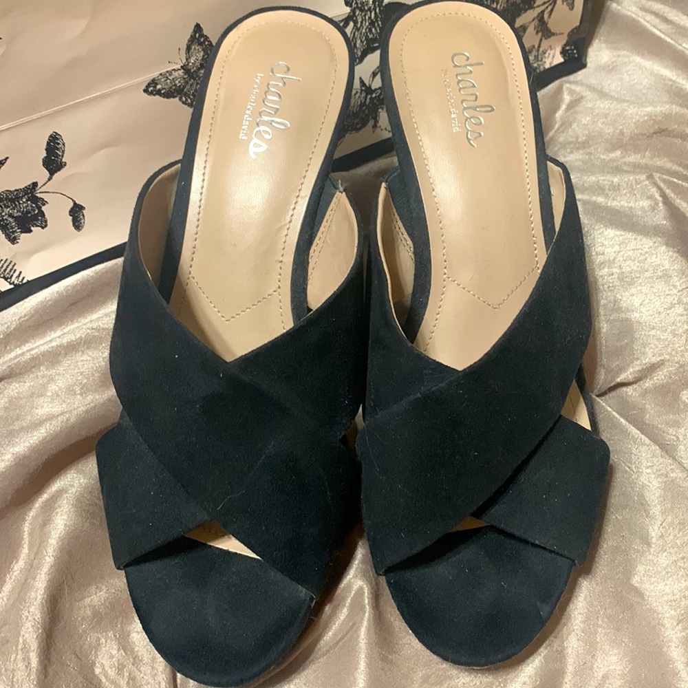 Latrice Wedge Mule Sandal
CHARLES BY CHARLES DAVID